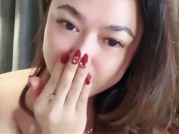 Part 1 Viral Indonesia Cici masturbates while playing with big
