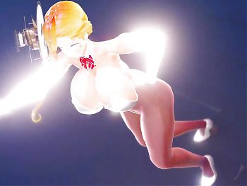Sexy MILF With Huge Tits In Sexy Bunny Suit Dancing (3D HENTAI)