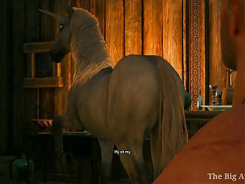 Geralt Fucked Yennefer on the Unicorn Witcher 3 