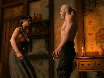 Geralt makes Philippa Eilhart his Whore Witcher 3