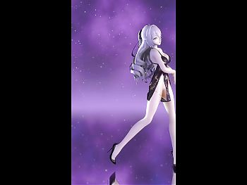 Sexy Anime Girl Dance + Gradual Undressing (TikTok Style) (3D HENTAI)
