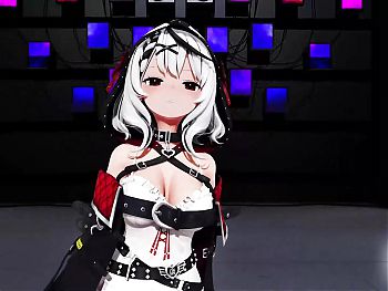 Cute Sahanamata Chloe - Sexy Dance + Gradual Undressing (3D HENTAI)